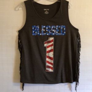 On fire Tank top